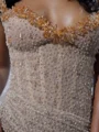Sheath Sweetheart Rhinen Stein Bane-tog Korsett Ballkjole
