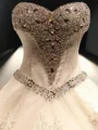Ballkjole/Prinsesse Sweetheart Katedral Slep Tyll Brudekjoleres Med Paljett