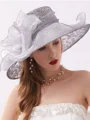 Damer Glamourøse Organza Silke Blomst Justerbare Kentucky Derby Hatter/Te Party Hatter