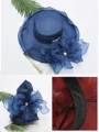 Damer Elegante Organza Silke Blomst Justerbare Kentucky Derby Hatter/Te Party Hatter