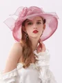 Damer Vakre Silke Blomst Kentucky Derby Hatter/Te Party Hatter