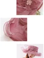 Damer Vakre Silke Blomst Kentucky Derby Hatter/Te Party Hatter