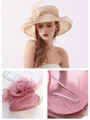 Damer Vakre Silke Blomst Kentucky Derby Hatter/Te Party Hatter
