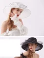 Damer Romantiske Organza Silke Blomst Justerbare Kentucky Derby Hatter/Te Party Hatter