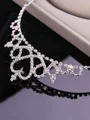 Fascinerende legering med rhinestone pannebånd