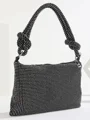 Fantastisk polyester med rhinestone kveld/fest vesker