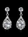 Sjarmerende Kobber Med Rhinestone Smykkesett For Damer