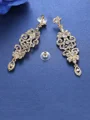 Sjarmerende Rhinestone Øredobber For Bryllup