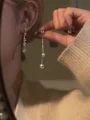 Fascinerende legering med rhinestone øredobber