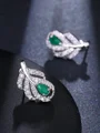 Praktfulle legering med rhinestone øredobber