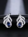 Praktfulle legering med rhinestone øredobber