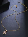 Mote legering med rhinestone halskjede