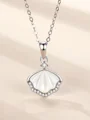 Sjarmerende legering med rhinestone halskjeder (med øredobber)