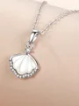 Sjarmerende legering med rhinestone halskjeder (med øredobber)