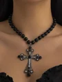 Unik Legering med Etterligning Perle Necklace