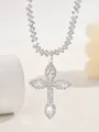 Imponerende Kopper med Rhinen Stein Necklace