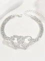 Sjarmerende Kopper med Rhinen Stein Anklet