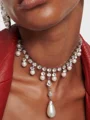 Exquisite Legering med Etterligning Perle Halskjede