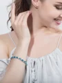 Hyggelig Kopper med Rhinen Stein Bracelets