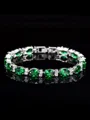 Hyggelig Kopper med Rhinen Stein Bracelets