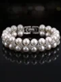 Søt Kopper med Etterligning Perle Bracelets