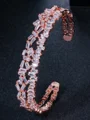 Mote Kopper med Rhinen Stein Bracelets