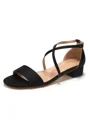 Kvinner Satin Peep Toe Chunky Heel Bryllupssko