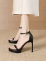 Dame Peep Toe Stiletthæler