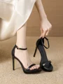Dame Peep Toe Stiletthæler