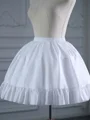 Polyester ballkjole 1-lags korte/miniskjørt underkjoler