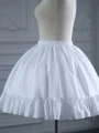 Polyester ballkjole 1-lags korte/miniskjørt underkjoler