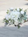 Fri Form Fascinerende Silke Blomst Brudebuketter