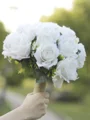 Rene Runde Silke Blomst Brudebuketter