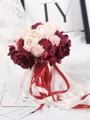 Sjarmerende Runde Silke Blomst Brudebuketter