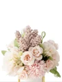Sjarmerende Fri Form Silke Blomst Brudebuketter