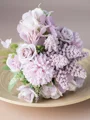 Sjarmerende Fri Form Silke Blomst Brudebuketter