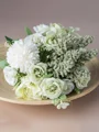 Sjarmerende Fri Form Silke Blomst Brudebuketter