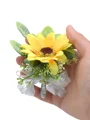 Fantastisk friform stoff knapphullsblomst (selges enkeltvis)