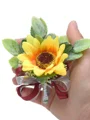Fantastisk friform stoff knapphullsblomst (selges enkeltvis)