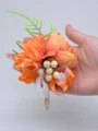 Fantastisk friform stoff knapphullsblomst (selges enkeltvis)