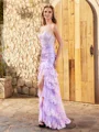 Sheath Sweetheart Applikasjoner Blonder Sweep/Børste train Tyll Korsett Kjole