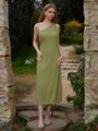Sheath En skuldret Te-Lengde Kjole